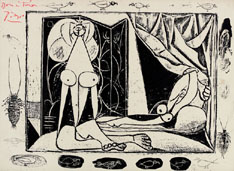 Pablo Picasso Zwei Frauenakte 18. Zustand
