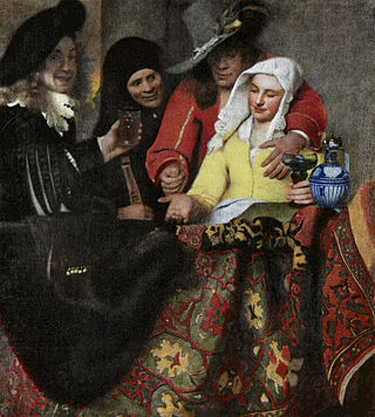 Vermeer Bei der Kupplerin