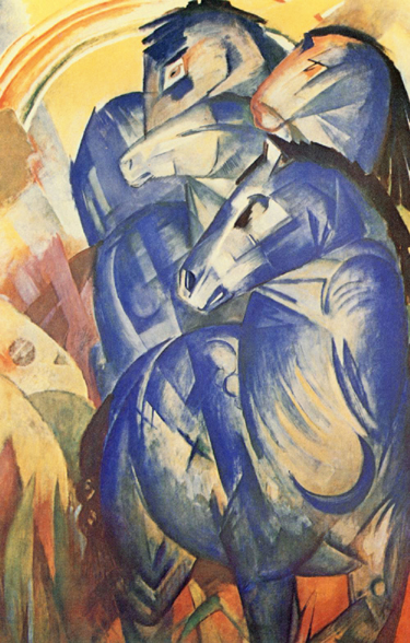 Franz Marc Turm der blauen Pferde 1913
