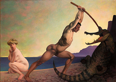 Félix Vallotton Perseus tötet den Drachen